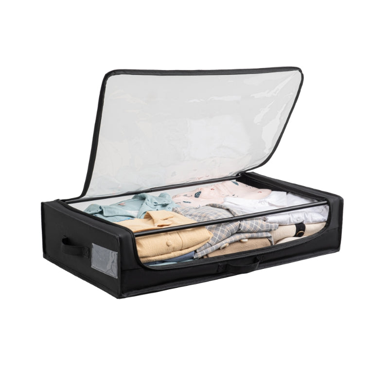 Fundas Bajo Cama Negro Pack 2 Unidades