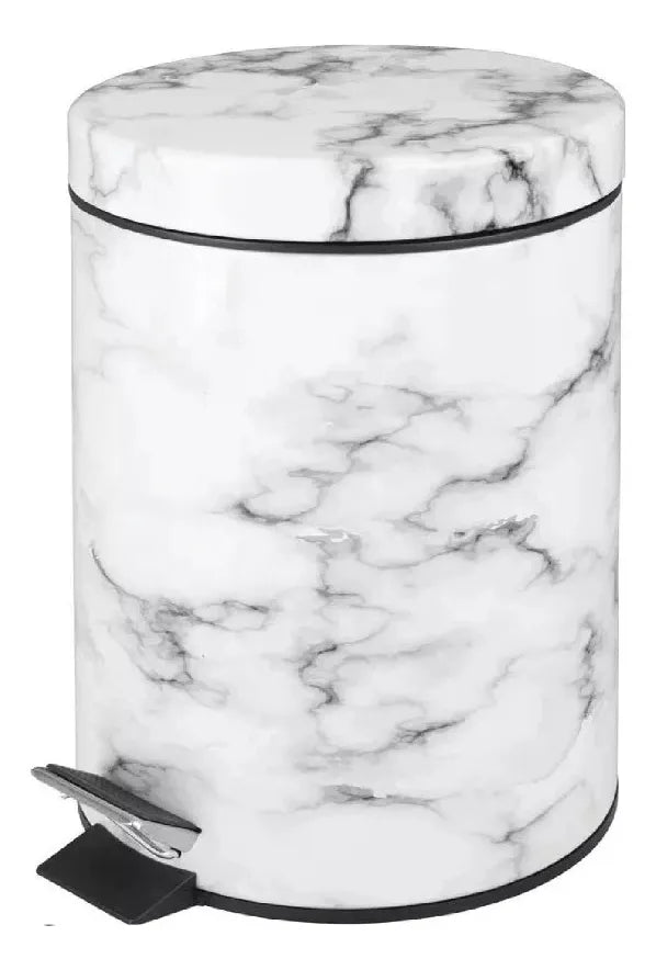 Cesto de basura simil marmol de 5 litros (de segunda seleccion)