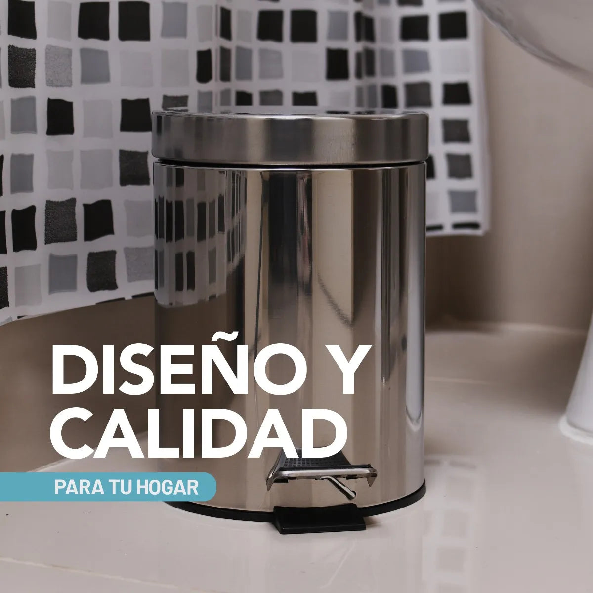 Cesto Basura Tacho A Pedal Acero Inoxidable 3 Lts