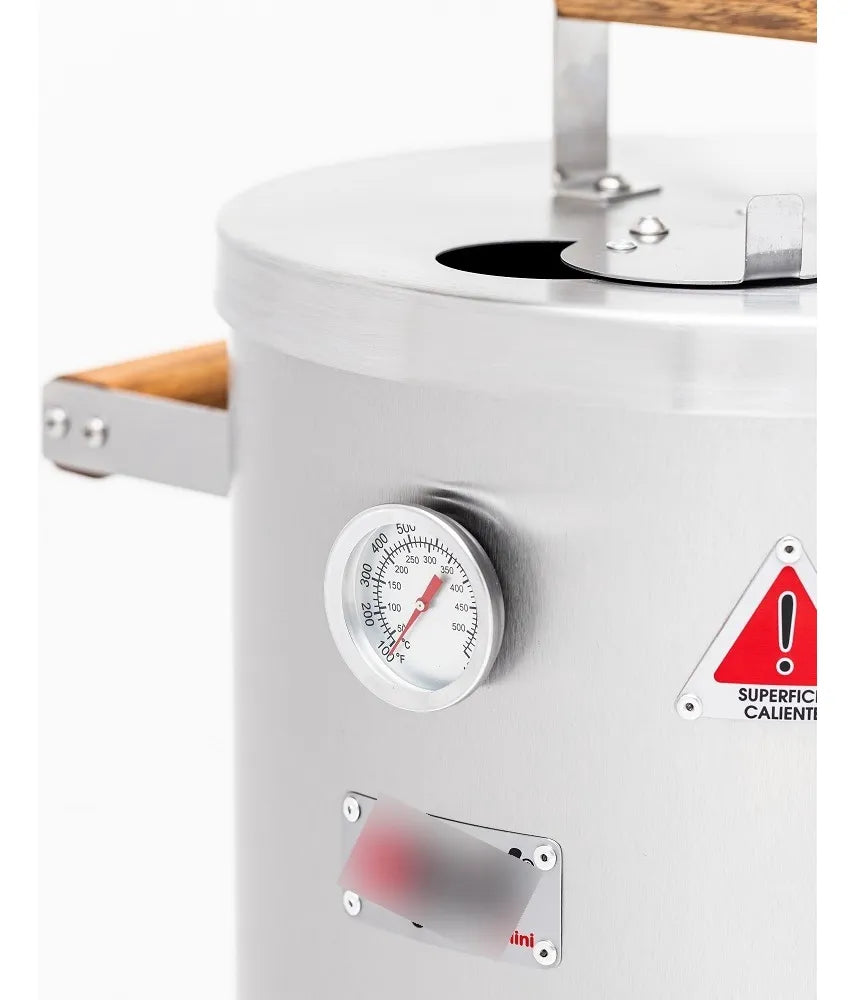 Asador Ahumador Barril Mini Basik