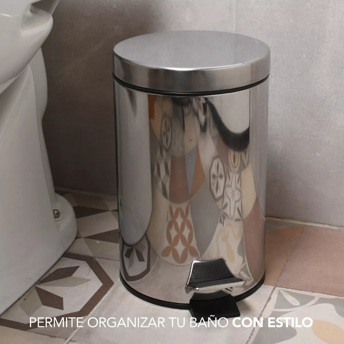 Cesto redondo acero inoxidable 5 litros