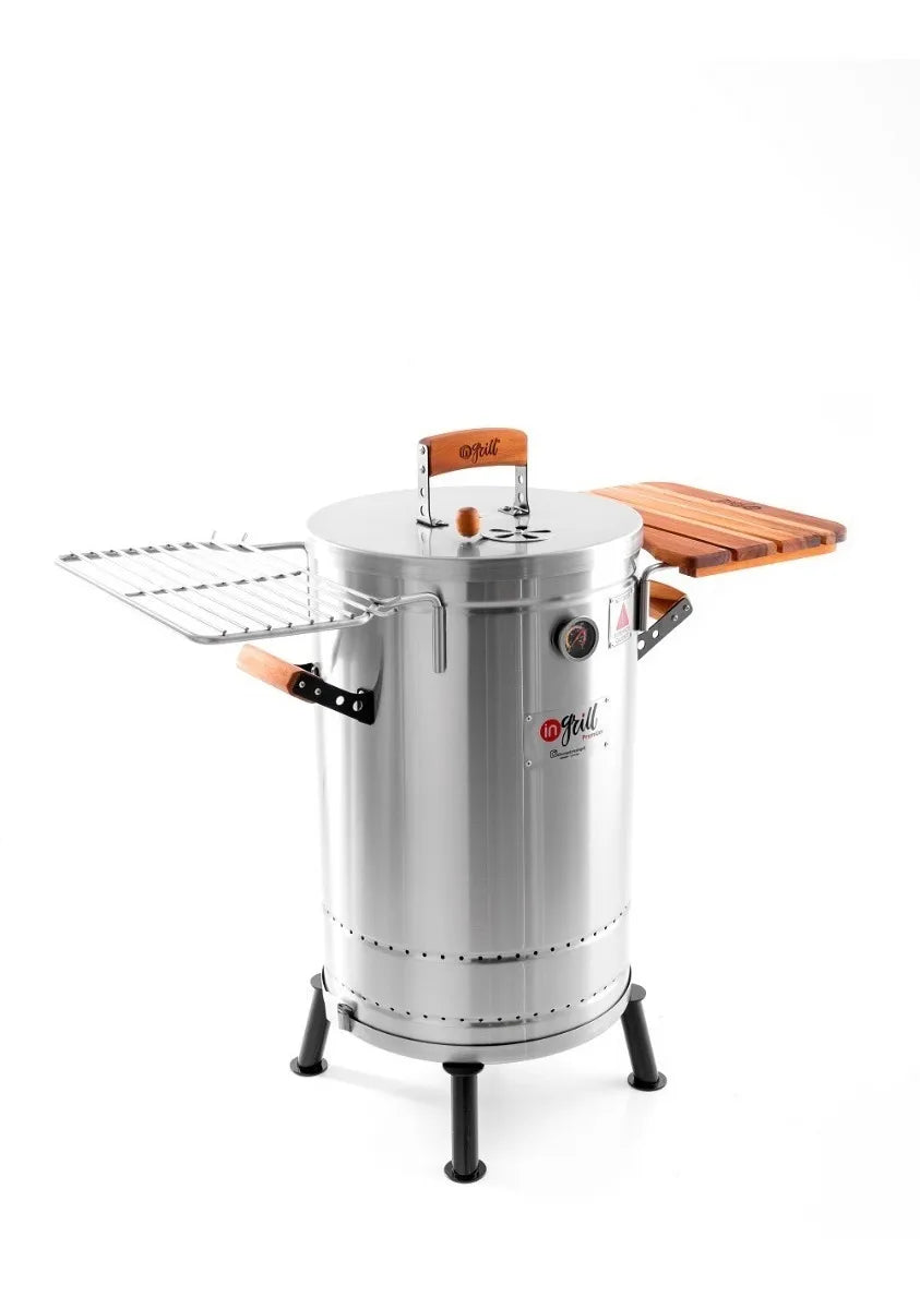 Asador Ahumador Barril Mediano Premium