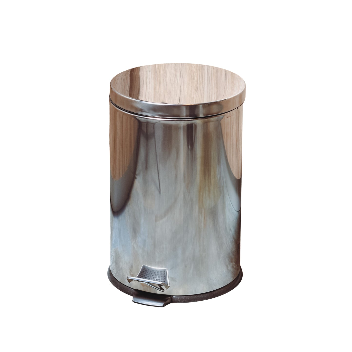 Cesto a pedal de acero inoxidable 12Lts