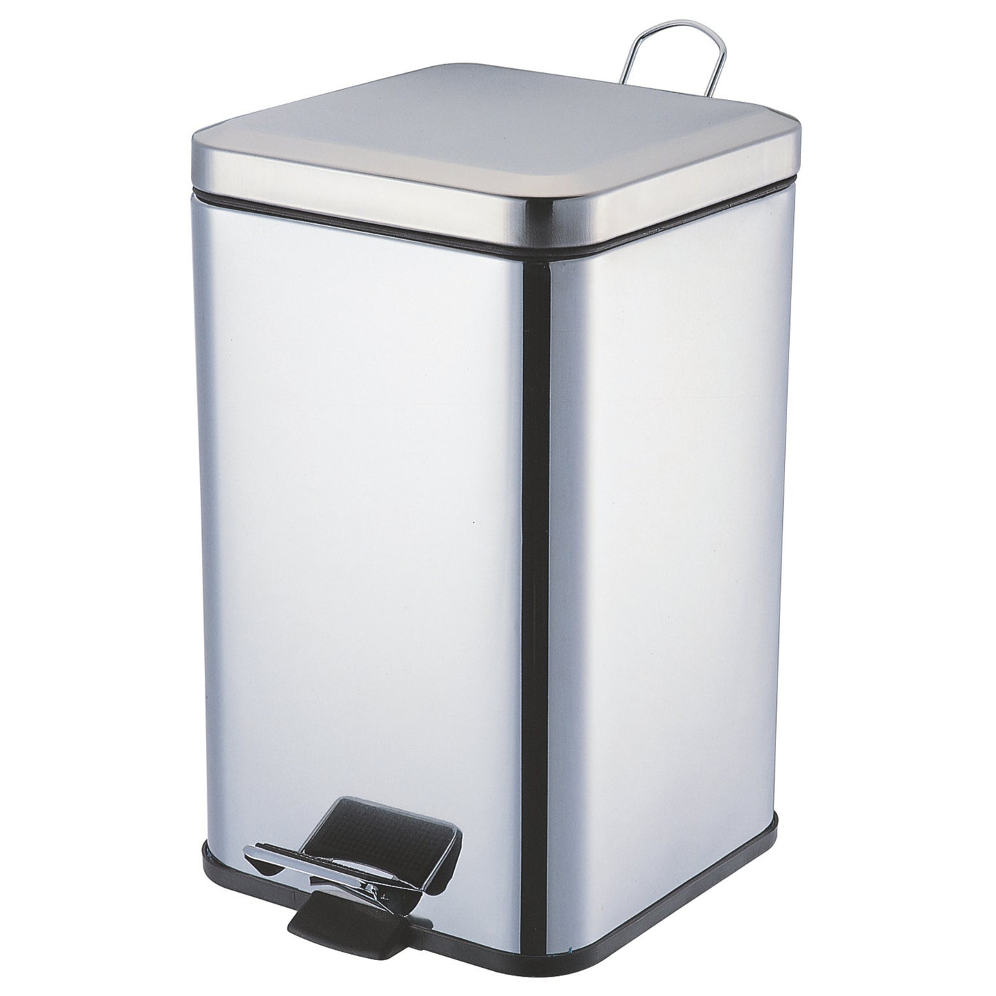 Cesto pedal Acero Cuadrado 12 Litros