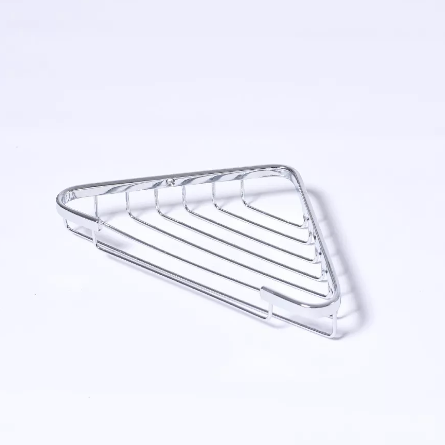 Jabonera de ducha para esquina de acero inoxidable