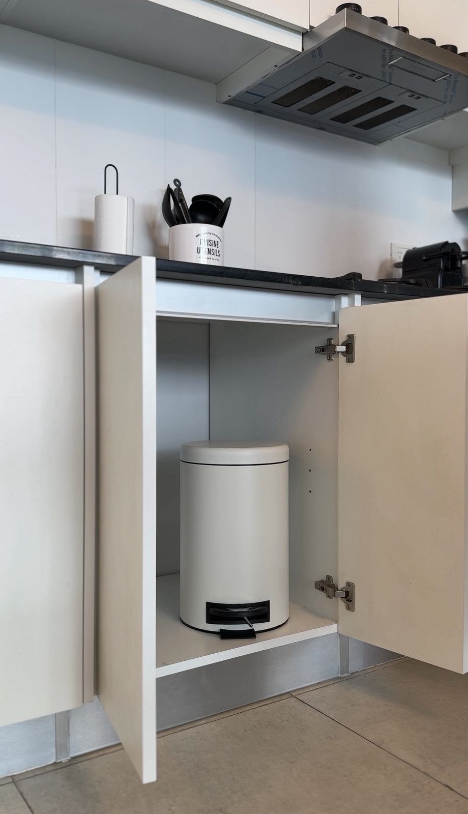 Cesto Basura Tacho Pedal Blanco 12 Lts