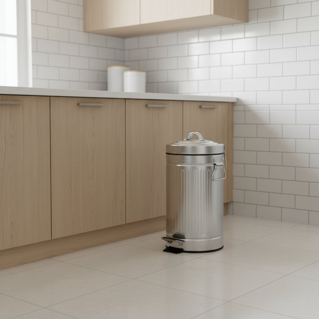 Cesto galvanizado de 20  litros