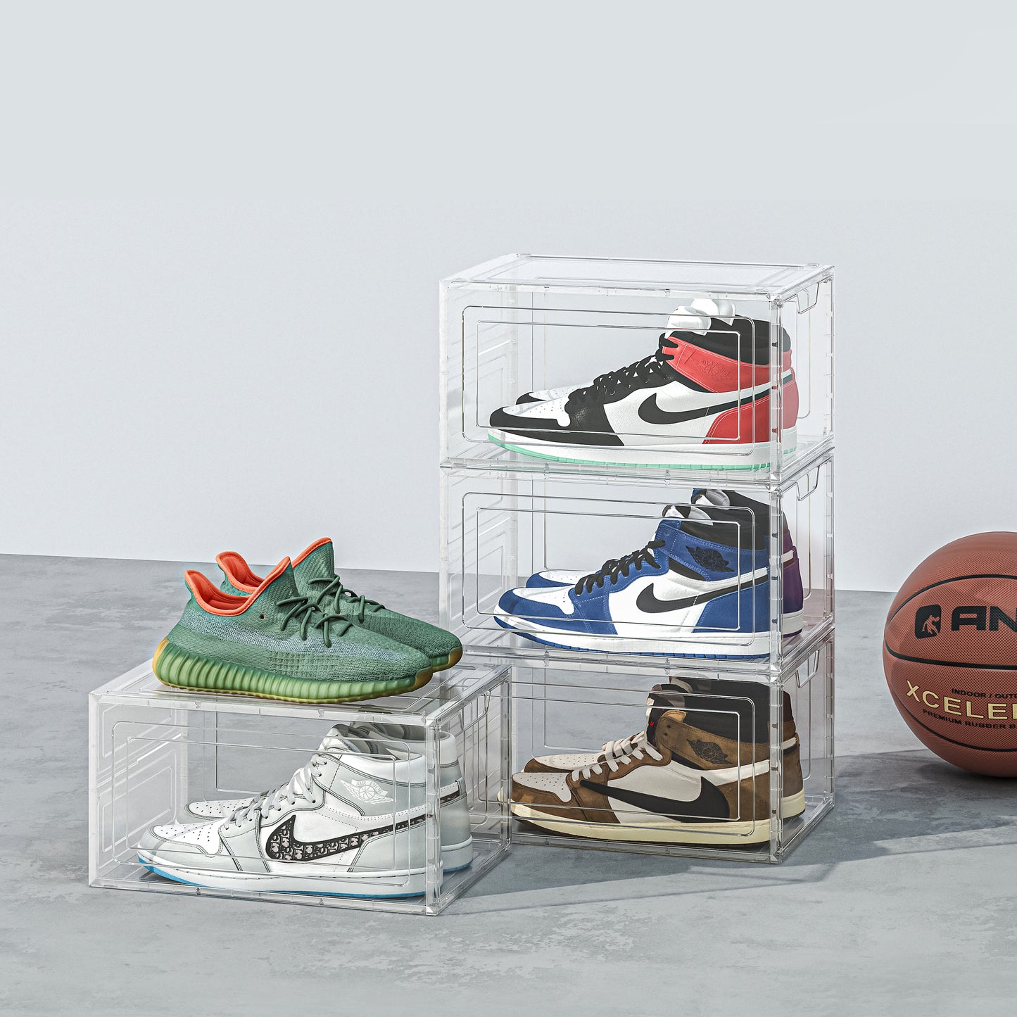 Caja De Zapatos 33x27x21,4 Cm ABS