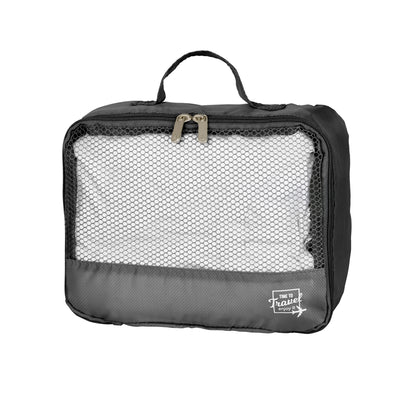 Pack 5 Fundas Organizadoras De Viaje Negro