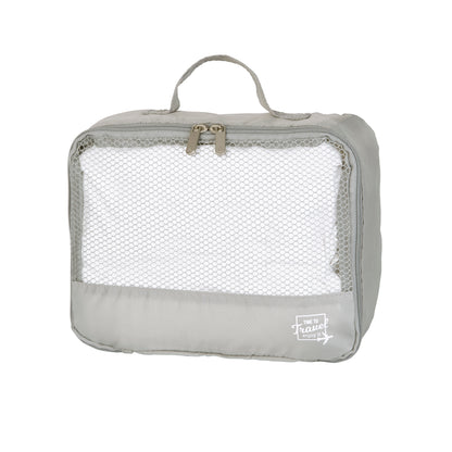 Pack 5 Fundas Organizadoras De Viaje Gris