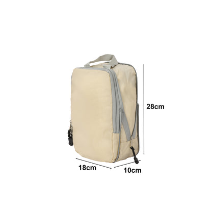 Pack 4 Fundas Organizadoras De Viaje Beige