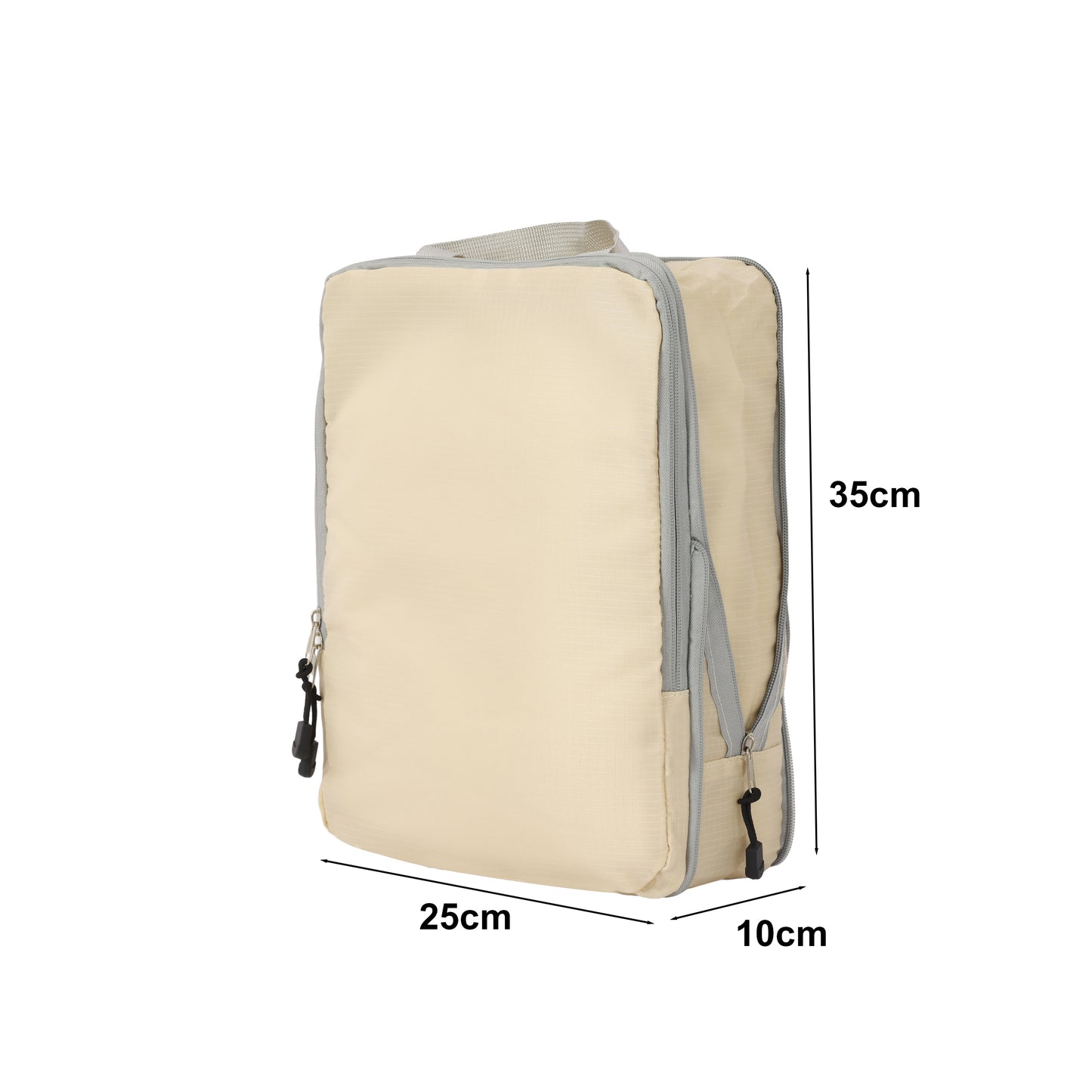 Pack 4 Fundas Organizadoras De Viaje Beige