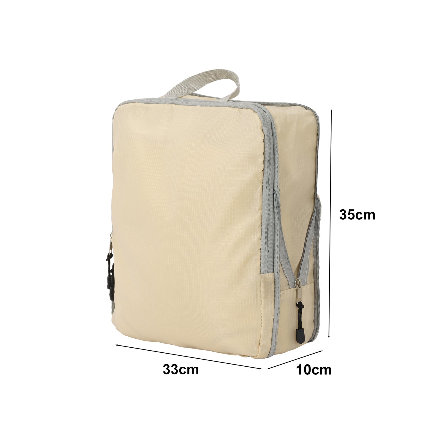 Pack 4 Fundas Organizadoras De Viaje Beige