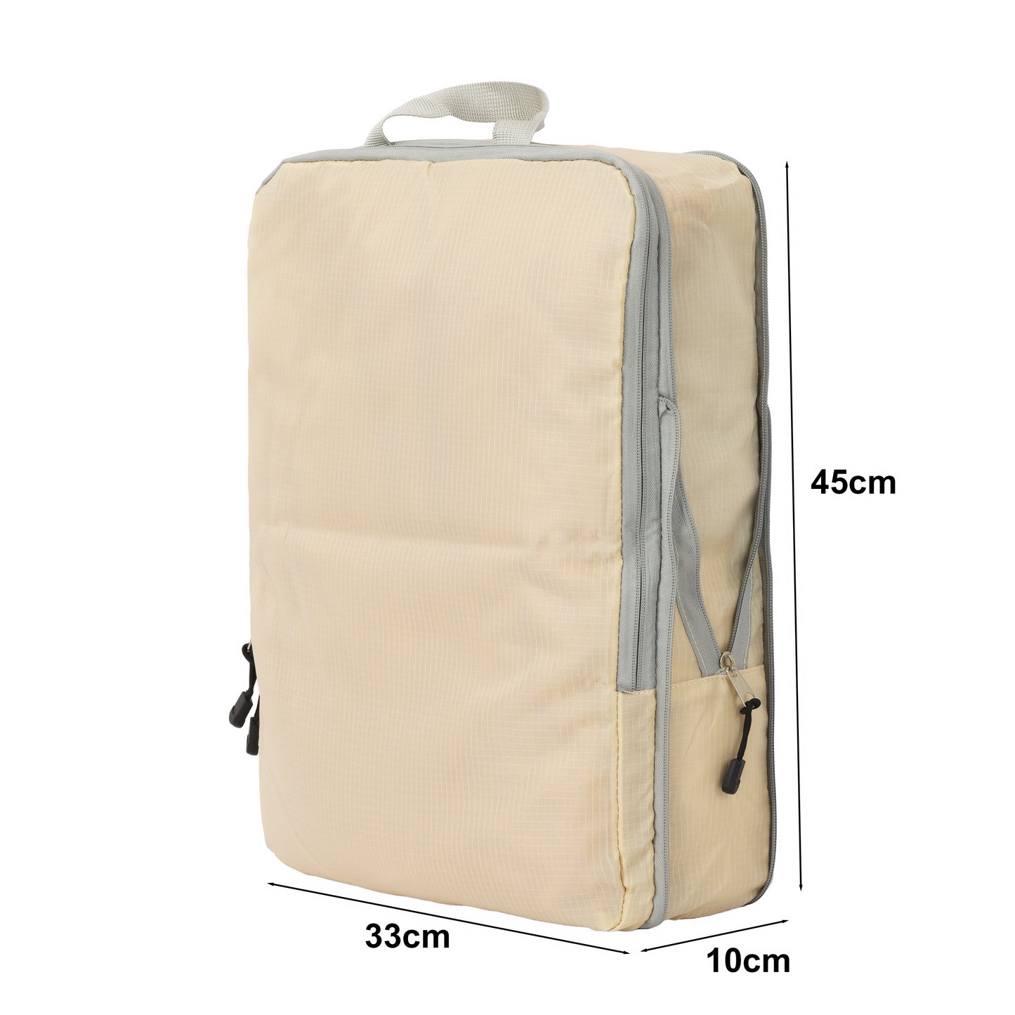 Pack 4 Fundas Organizadoras De Viaje Beige