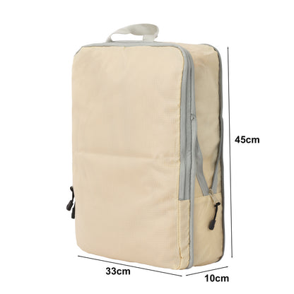 Pack 4 Fundas Organizadoras De Viaje Beige