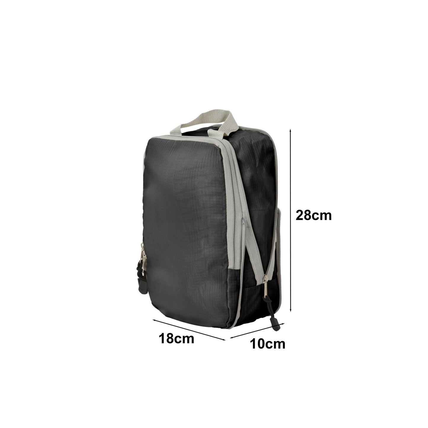 Pack 4 Fundas Organizadoras De Viaje Negro