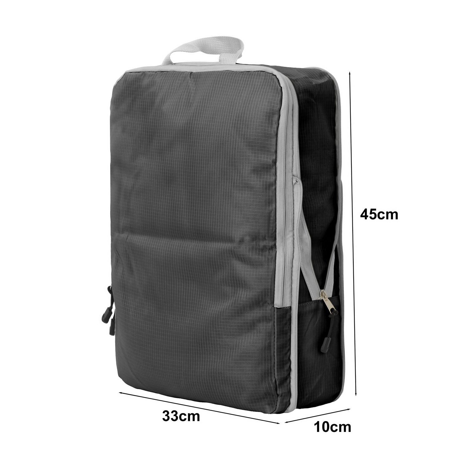 Pack 4 Fundas Organizadoras De Viaje Negro