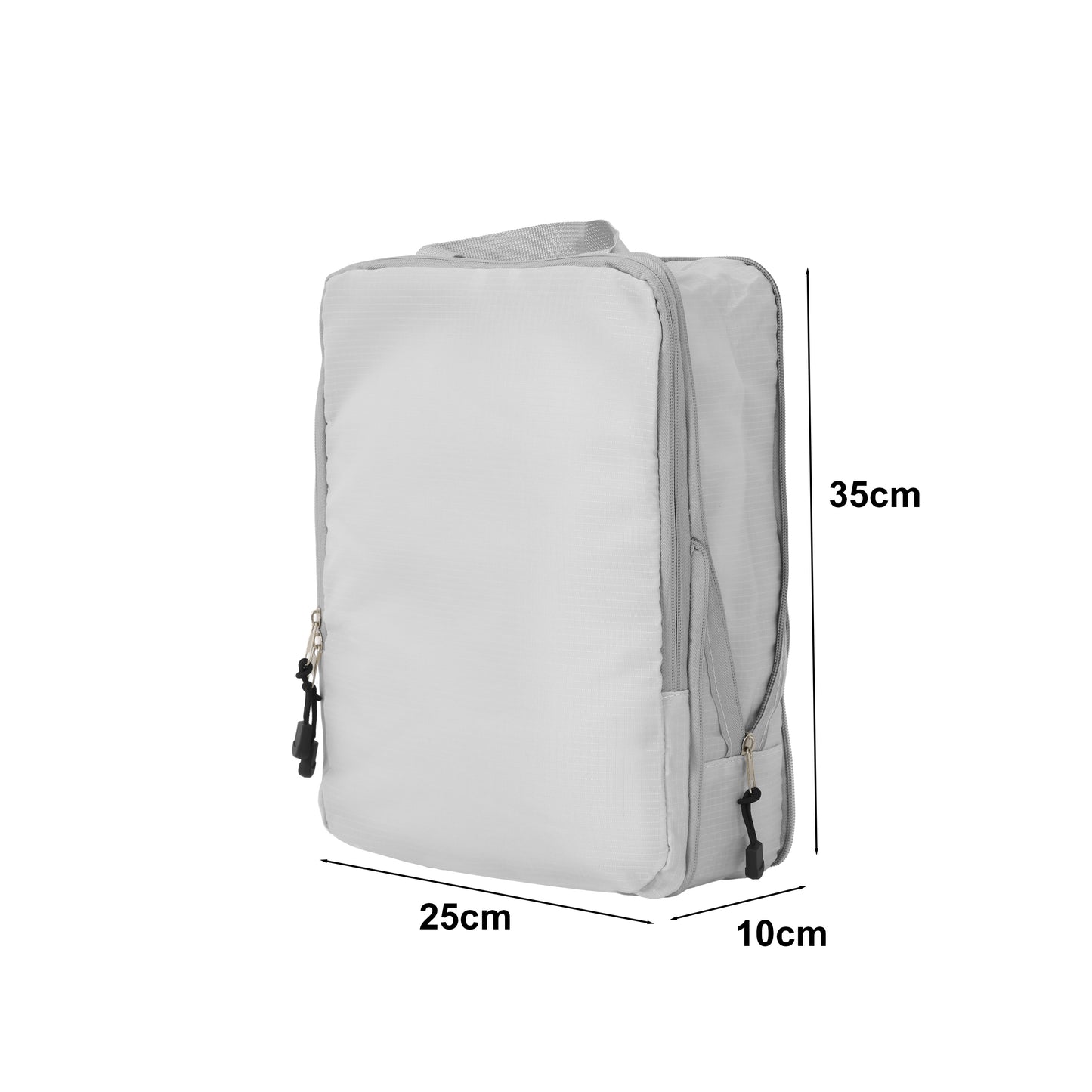 Pack 4 Fundas Organizadoras De Viaje Gris