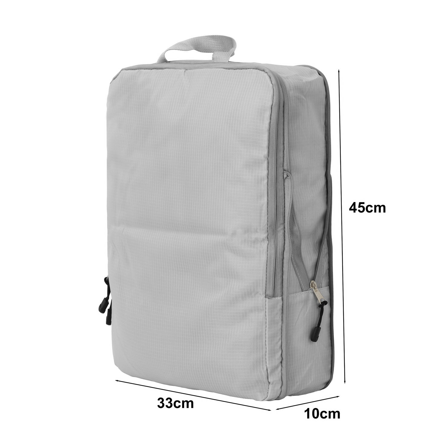 Pack 4 Fundas Organizadoras De Viaje Gris