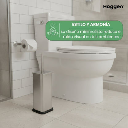 Escobilla Cuadrada de Acero Inoxidable con Base