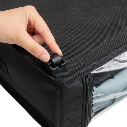 Fundas Organizadoras Bajo Cama Negro Set de 2