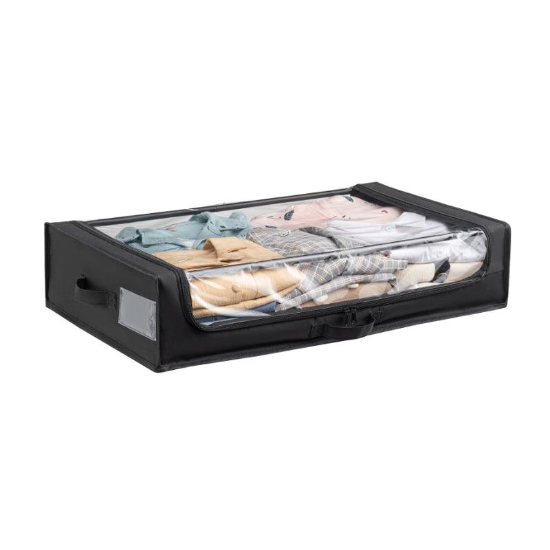 Fundas Organizadoras Bajo Cama Negro Set de 2