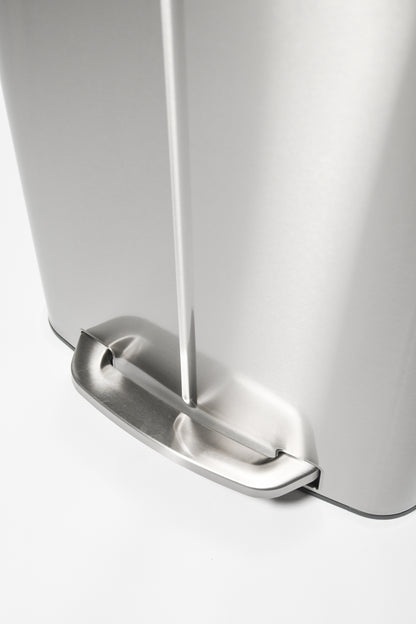Tacho de basura doble de acero inoxidable 40 litros