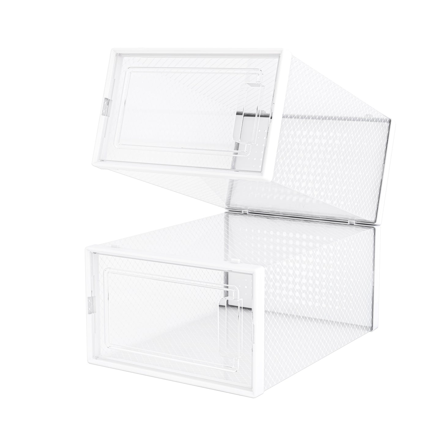 Cajas Organizador Multiuso Zapatos Rigido Pack X 12 Unidades