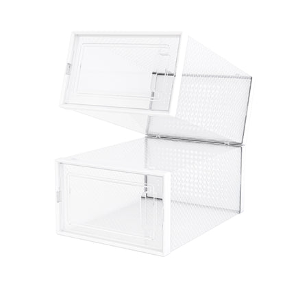 Cajas Organizador Multiuso Zapatos Rigido Pack X 12 Unidades