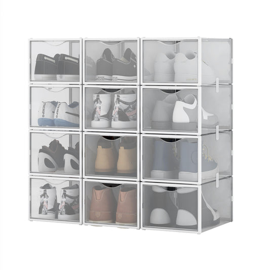 Cajas apilables apertura frontal vertical por 12 unidades