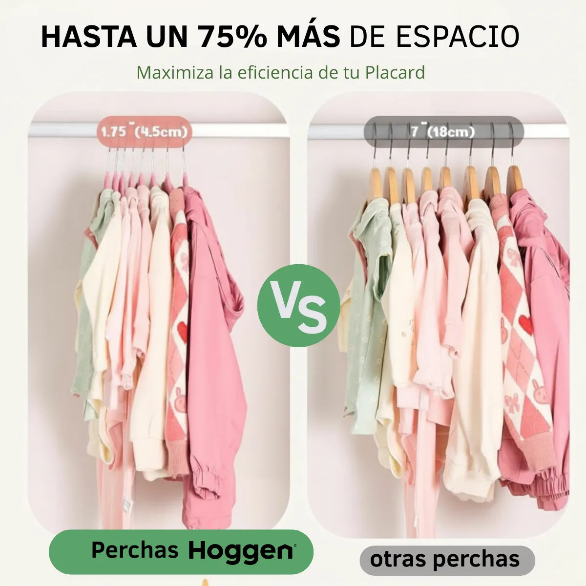 Perchas Bebe Terciopelo Rosa X 100 Unidades