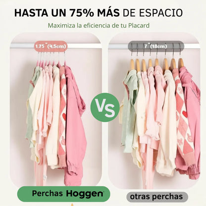 Perchas Bebe Terciopelo Rosa X 100 Unidades