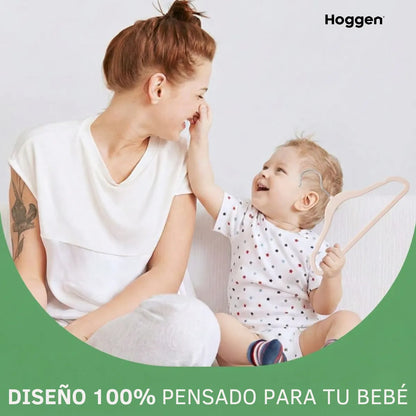 Perchas Bebe Terciopelo Rosa X 100 Unidades