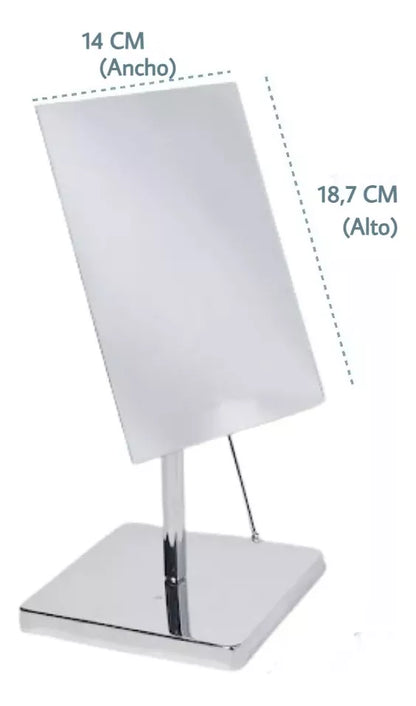 Espejo de tocador cuadrado