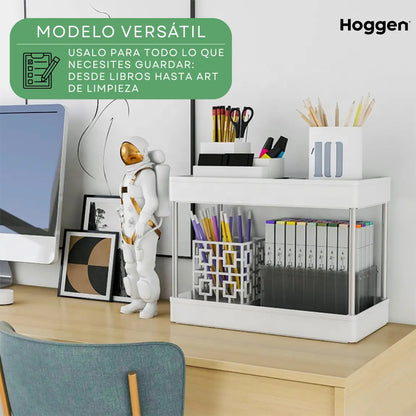 Organizador Estante Grande X1 Cocina Alacena Bacha Multiusos Blanco