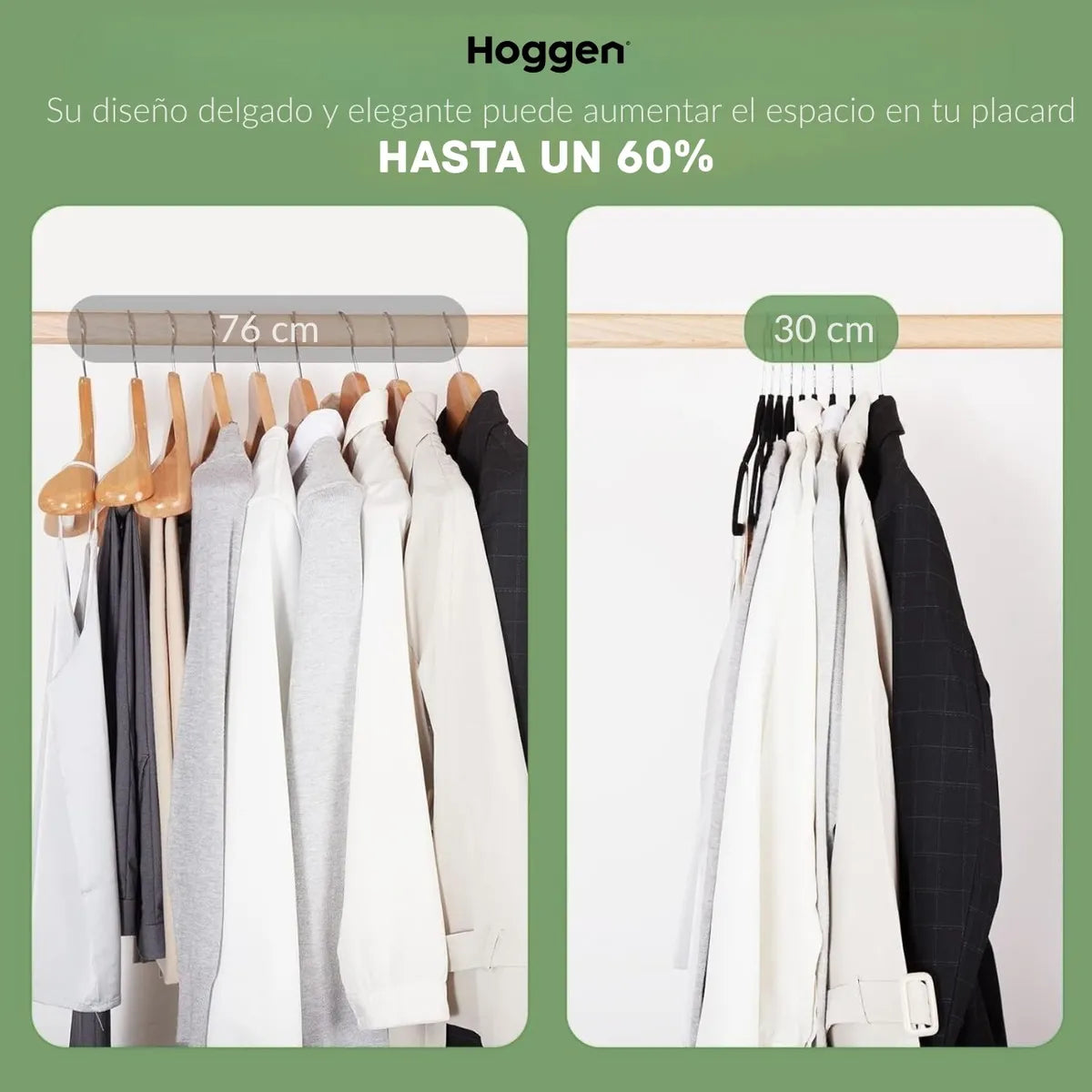 Perchas Terciopelo Adultos Antideslizante Negras X 100 Unidades