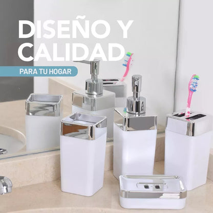 Kit jabonera blanco