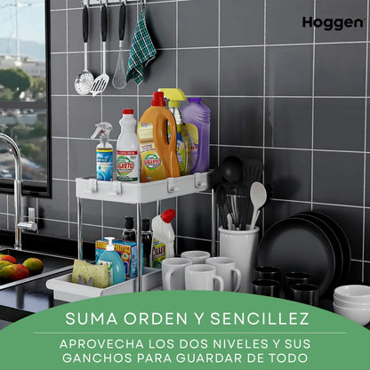 Organizador Estante X1 Cocina Alacena Bacha Base Extraible