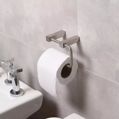 Portarollo de papel higienico de acero inoxidable