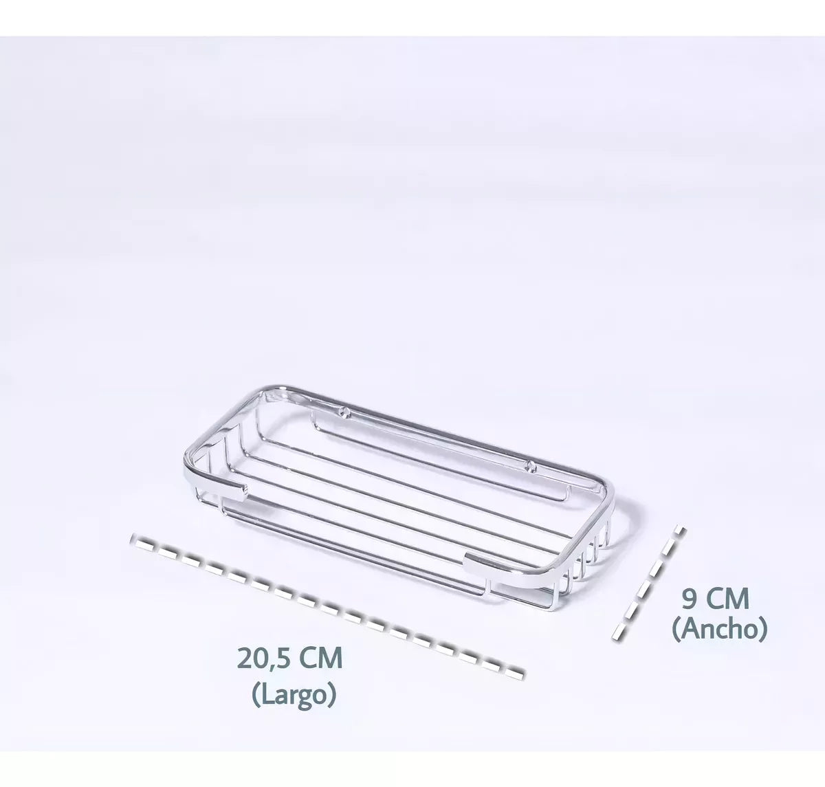 Jabonera de ducha de acero inoxidable