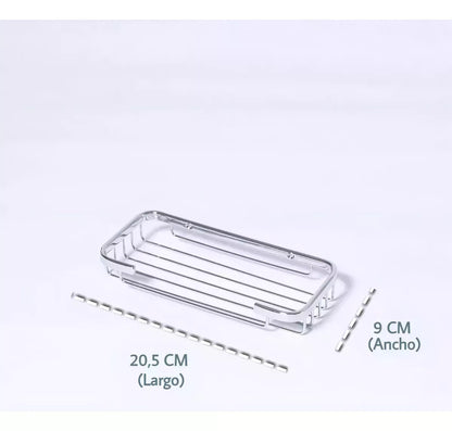 Jabonera de ducha de acero inoxidable