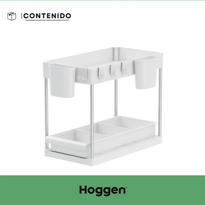 Organizador Estante X1 Cocina Alacena Bacha Base Extraible