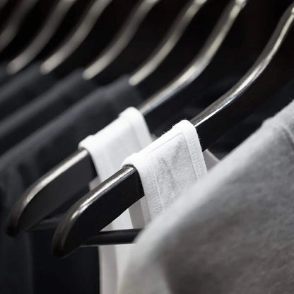 Perchas De Madera Lustrada Negro X 100 Unidades