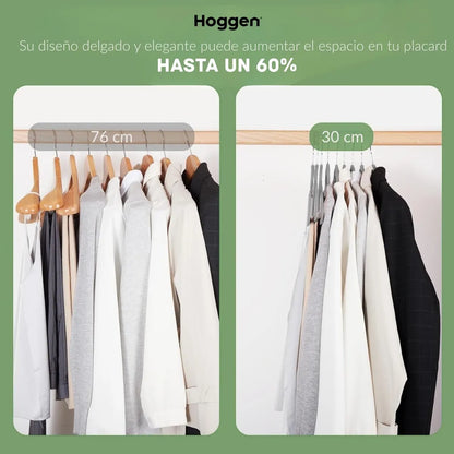 Perchas terciopelo adultos gris x 20 unidades