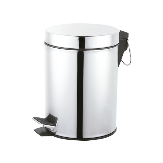 Cesto de Basura Redondo Acero Inoxidable 3 Lts