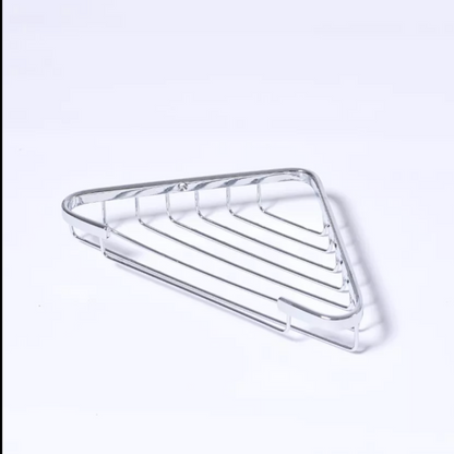 Jabonera de ducha para esquina de acero inoxidable