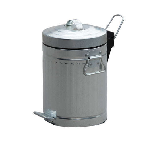 Cesto Galvanizado a pedal 5 Litros