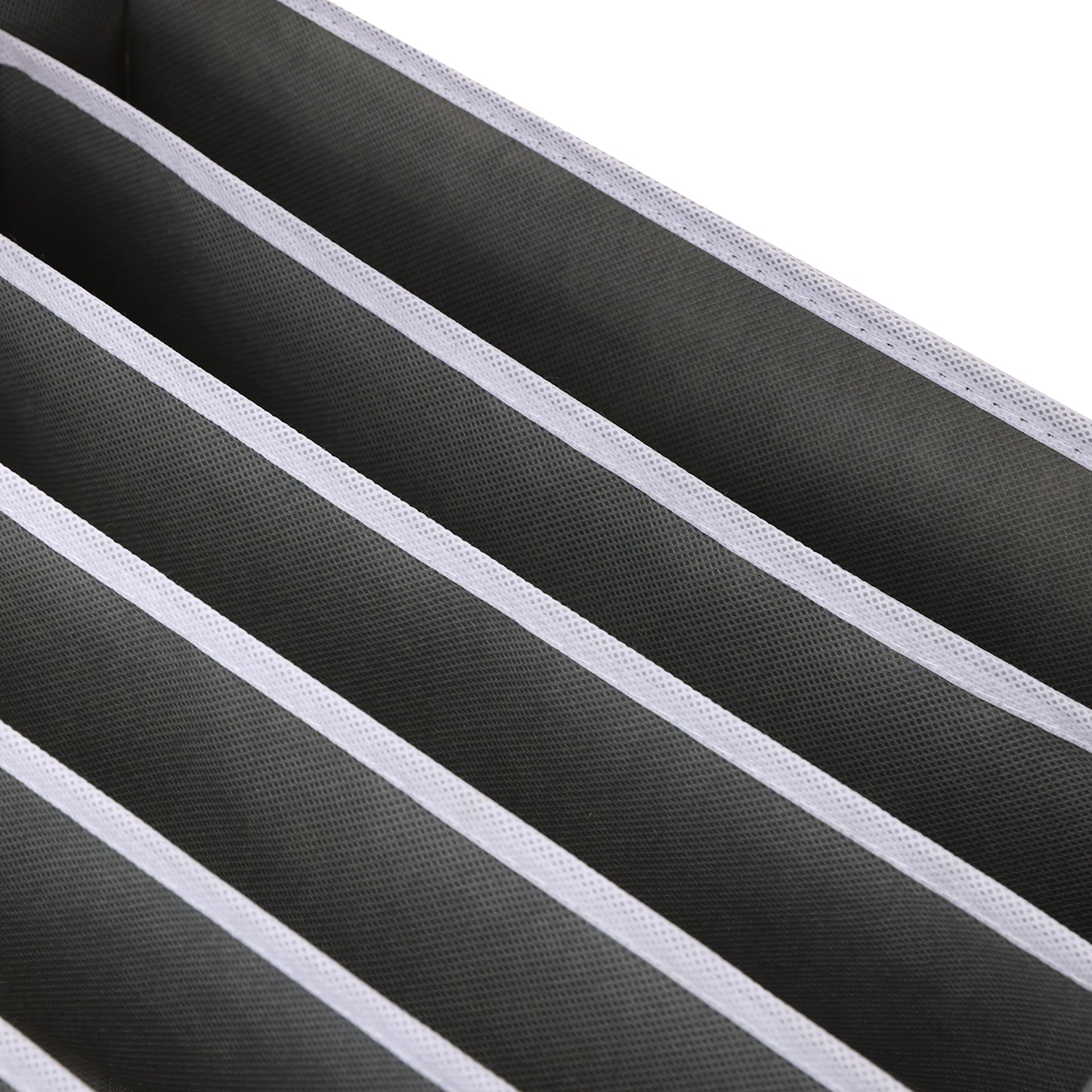 Set X4 Organizador Ropa Interior Separador Cajon Tela Gris