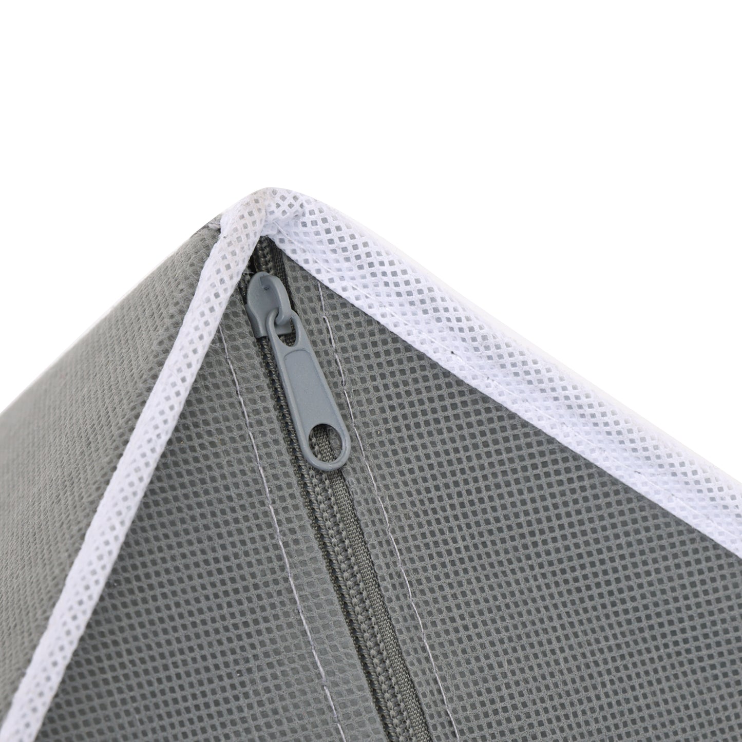 Set X4 Organizador Ropa Interior Separador Cajon Tela Gris