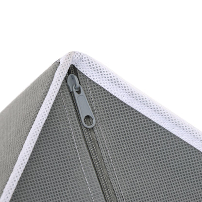 Set X4 Organizador Ropa Interior Separador Cajon Tela Gris
